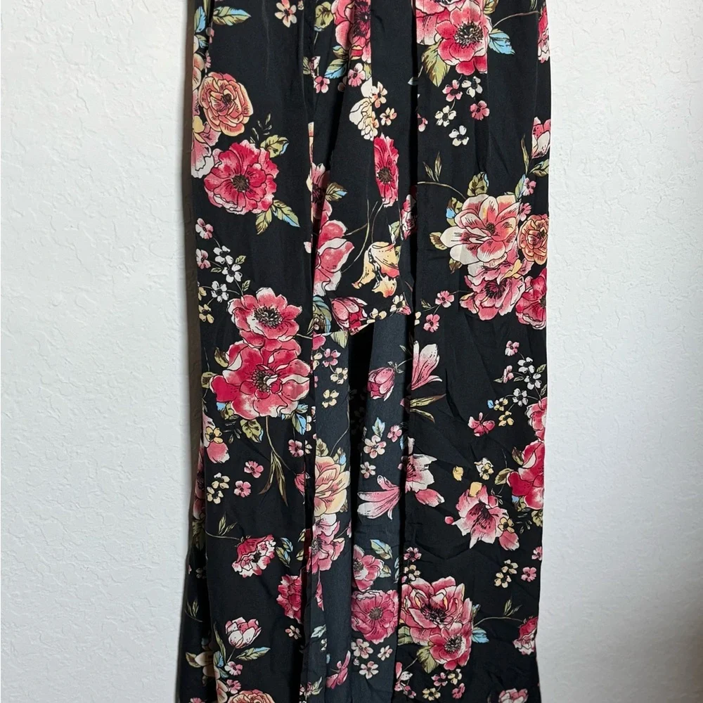 S Floral Black Maxi Dress - Picture 2 of 6